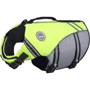 Dog Life Vest, Dog Life Jacket for Swimming & Boating, Lifejacket with Handle,